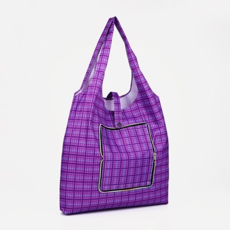 Permanent bag on the button, purple color-1