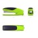 Stapler Erichkrause Ergoline No. 10, up to 15 sheets, built-in anti-stepler, rubber anti-slip insert, bright salad