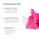 Vest for swimming "angel", 30 x 49 cm, pink color