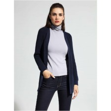 Cardigan female, size 170-92, Shiny Grey color
