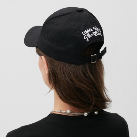 Women's cap Minaku "Love" Black color, rr 56-58-2