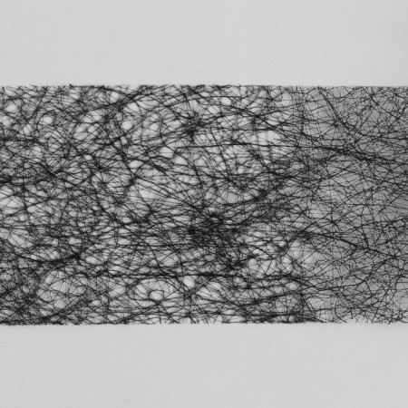 Adhesive spider web, 20 mm, 73 ± 1 m, black color-1