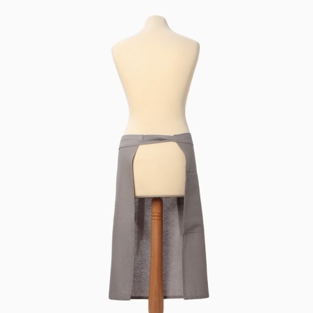 Apron Ethel ECO, Gray Color, 60x64 +/- 6 cm, 70% HL, 30% flax, 190 g/m2-7