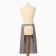 Apron Ethel ECO, Gray Color, 60x64 +/- 6 cm, 70% HL, 30% flax, 190 g/m2