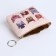 Monetnik's wallet with a zipper, color mix