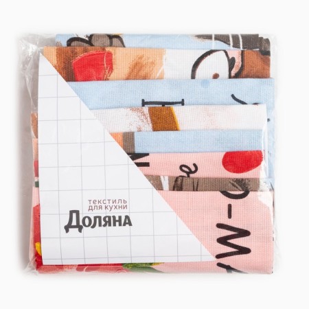 Cometric towers kites of CATS 35x60 cm - 8 pcs, 100% cotton-2