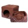 Lynchik "Domeded" 45 x 45 x 45 cm, chocolate
