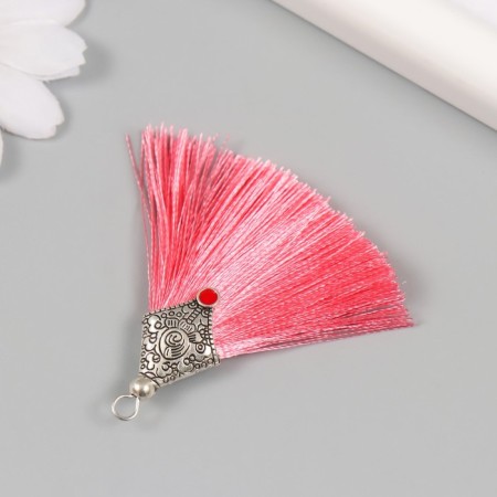 Decor for creativity Textile "Brush East" Coral set 2 pcs 1.6x4.5 cm-2