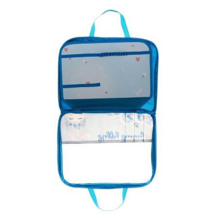 A4 labor folder with handles Textile, 335 x 260 x 60 "Happy Bunny", PTR-111-3