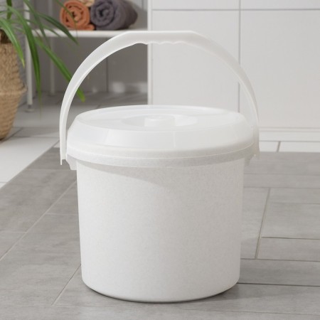 A bucket with a lid Darel plast, 15 l, color mix-3