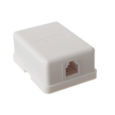 Rexant telephone outlet, 1 6P-4C, 03-0001