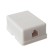 Rexant telephone outlet, 1 6P-4C, 03-0001