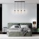 Suspended lamp 1x40W E27, size 90x6x18 cm