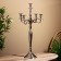 Siden aluminum candlestick for 5 candles 21x41x80 cm