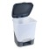 Garbage container with pedal, 20 l, color mix