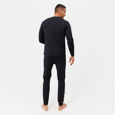 Male thermal underwear (jumper, trousers) minku color black, size 48-7