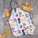 Kitty kitchen set of “cats” View 2, take 17*17cm, mitten 26*16cm, apron 60*80 cm 100% p/e
