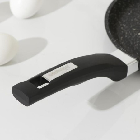 Pancake pan “granite Black” Induction Pro, D = 22 cm, plastic handle, anti -stick coating, black color-2