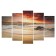 Wall, modular, series: sea, "sunset at sea", 80x140 cm