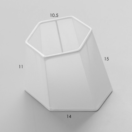 Obachr "Talca" White E14 14.5x14.5x16 cm-2
