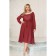 Women's dress, size 52, red color