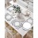 Set of napkins for setting the table "Classic spiral", rectangular, size 32x46 cm, 4 pcs