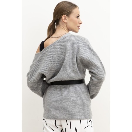 Cardigan female, size m, color gray 62049-1