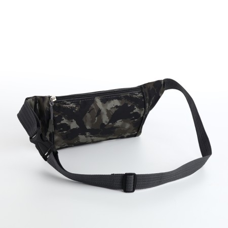 Waist bag 30*1.5*10 cm, lightning department, 2 n/pocket, black-3