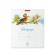 Notebook of 18 sheets in the Erichkrause Birds cage, cover coated cardboard, offset unit, whiteness 100%, mix