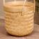 Wicker basket, from bamboo 15x15x20 cm