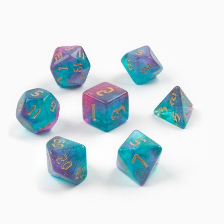 Cubes set for D&D (Dungeons and Dragons, DND) "Game time", Series: D&D, 7 pcs-1