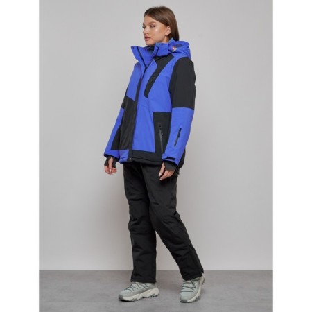 Ski costume female, size 56, blue color-1