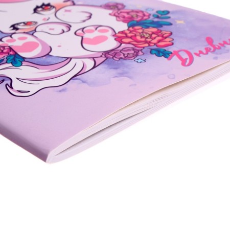 Diary for grades 1-4, "playful kitten", soft cover, 48 sheets-2