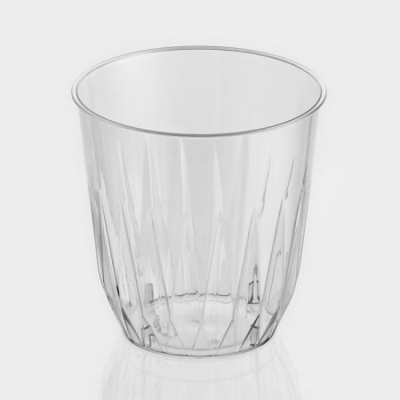 A glass of plastic disposable "Bakkara", 200 ml, transparent-6