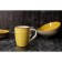 Mug ceramic shade "Sea World", 360 ml, yellow color