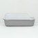 Toilet with board, 50x35x18 cm, gray