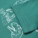 T-shirt for the boy "Dinosaurs", dark green color, height 128-134 cm