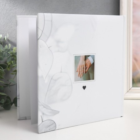 Photo album for 200 photos 10x15 cm, boom. Sheets, books. binding "Bright Wedding" September-1