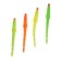 Benerations of foam 3D ex Worm FLUO 12 cm, under the offset hook No. 1/0, 2/0, 3/0/MIX, 5 pcs.