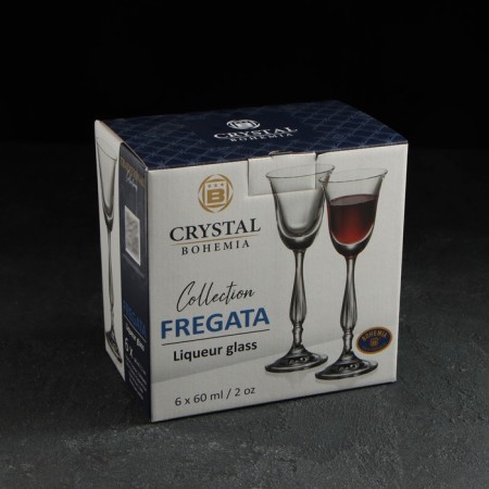 Набор рюмок для ликёра Fregata, 60 мл, 6 шт-1