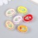 Busina Plastic "Summer breeze. Tulip in oval" Gloss Mix 2.2x1.5x0.8 cm