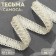 Decorative braid “Samos”, 18 mm, 9.1 ± 0.5 m, beige color