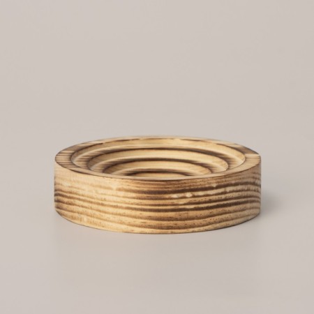 A solid cedar array stand, firing, 10 x2.5 cm-3