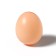 Artificial egg 5 x 4 x 4 cm brown Greengo