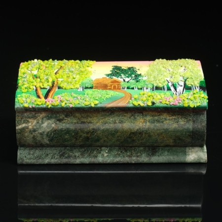 Casket "Summer" 15x7x5.5 cm, stone baby, coil-7