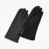 Gloves are female, dimensionless, without insulation, black color