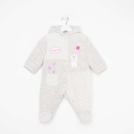 Overalls for a boy, height 68 cm, color gray color