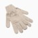 Female gloves, beige color, size 18