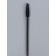 Brushes for eyebrows and eyelashes, silicone, set - 50 pcs, 10.5 cm, black color