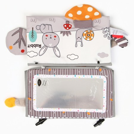 Developing folding rug with a book - rustle 3 in 1 "animals", crush me-8